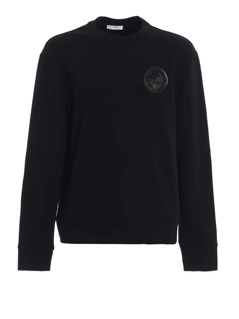 versace collection logo sweatshirt